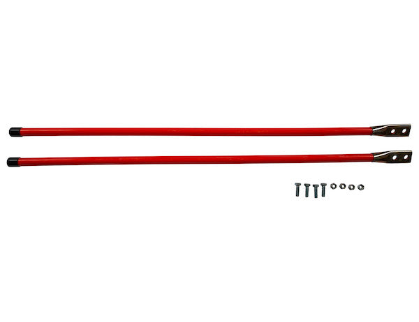 REPLACES SAM 1308105 3/4 X 28 INCH FLUORESCENT ORANGE BOLT-ON BUMPER MARKER SIGHT RODS WITH HARDWARE