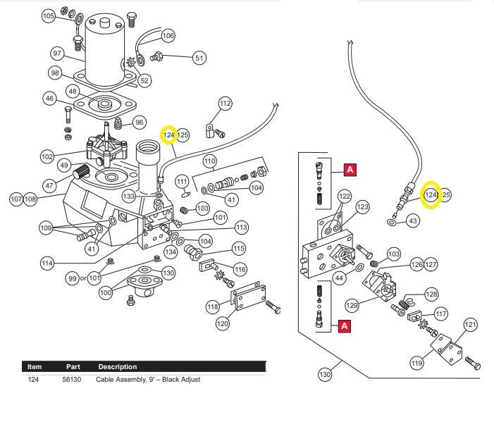 Qty. 2 REPLACES WESTERN 56130 BUYERS 1313015 JOYSTICK CONTROLLER CABLE-