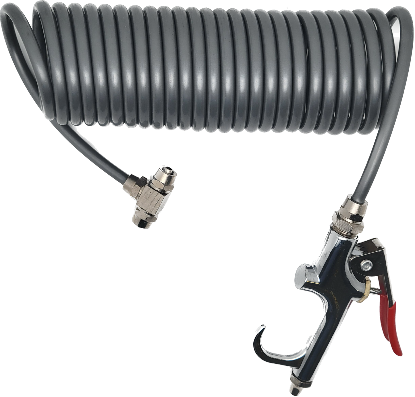 63050CAD Air Hose & Gun Kit Includes Tee Fitting & Nozzle Adapter