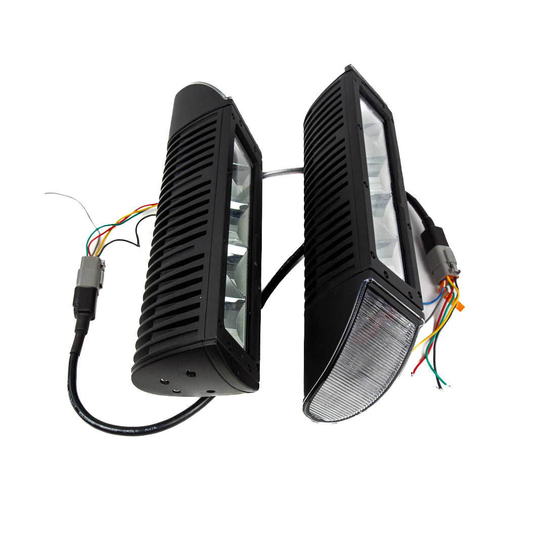 MR. SNOWPLOW REPLACES BUYERS 1312100 UNIVERSAL HEATED LED PLOW LIGHTS BOSS WESTERN SNOW DOGG