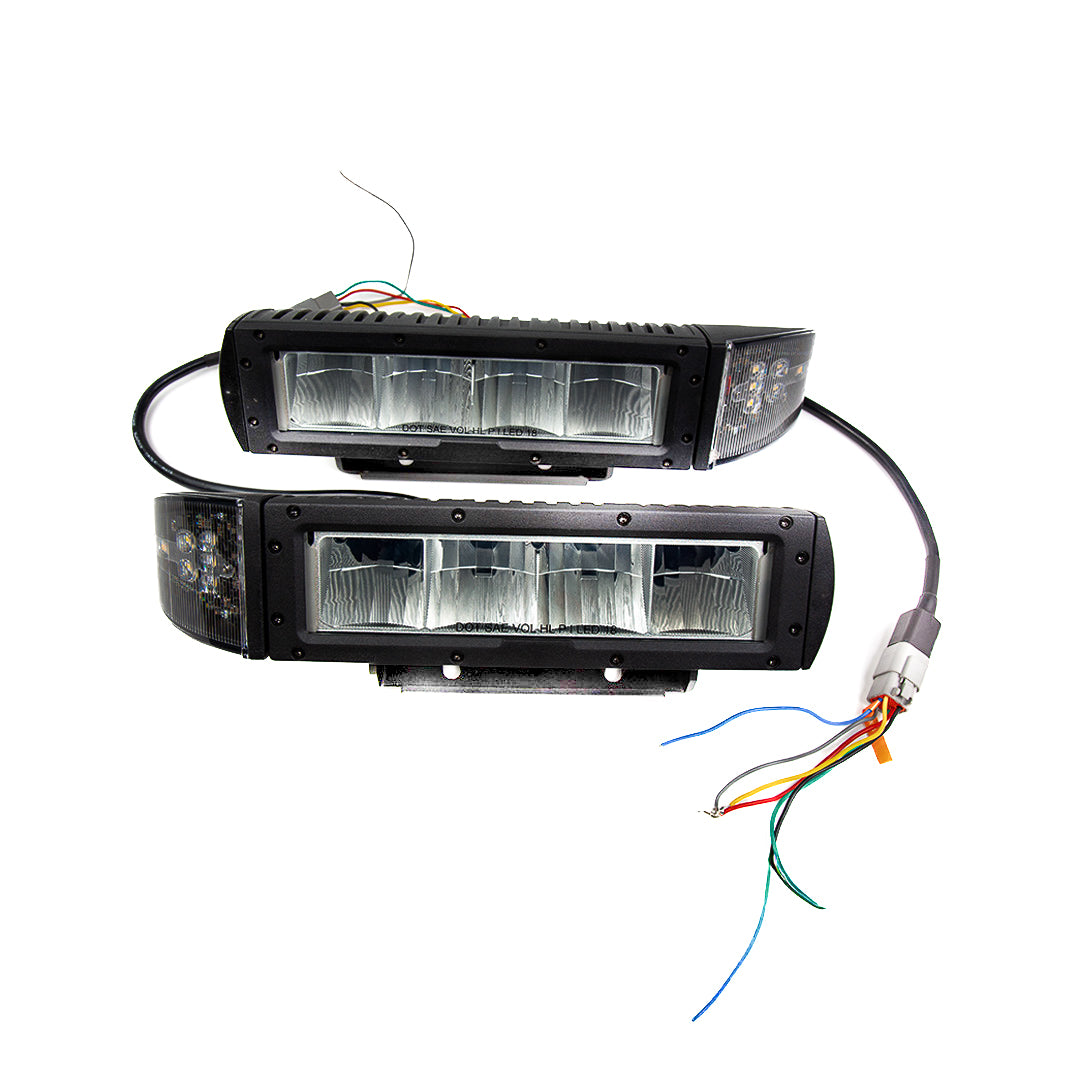 MR. SNOWPLOW REPLACES BUYERS 1312100 UNIVERSAL HEATED LED PLOW LIGHTS BOSS WESTERN SNOW DOGG