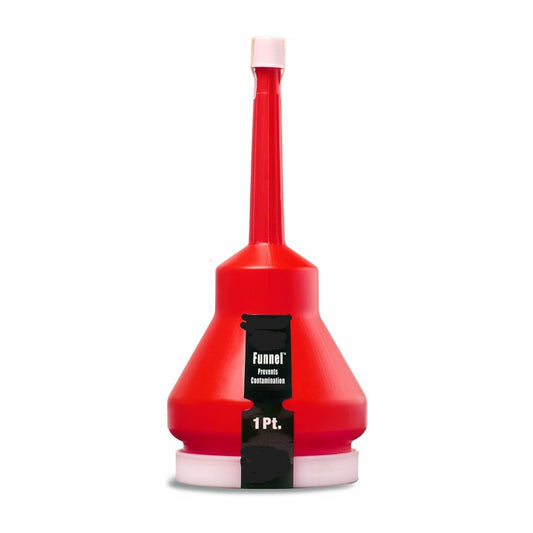 MR. TRUCK PARTS ORANGE CAPPED FUNNEL 1 PINT CAPACITY