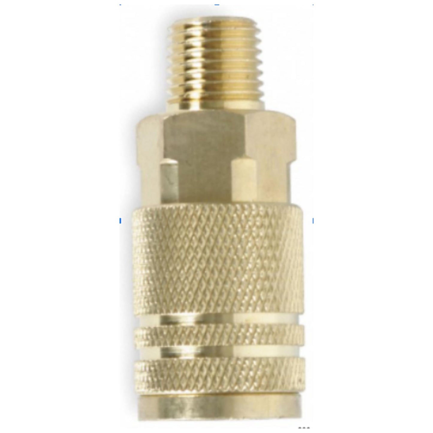 MR. TRUCK PARTS BRASS 1/4" NPT MALE INDUSTRIAL COUPLER 1/4'' AIR LINE QUICK CONNECT FITTINGS (5 PACK) QUICK CONNECTOR AIR FITTINGS