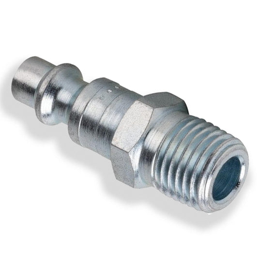 MR. TRUCK PARTS 1/4" BODY x 1/4" MALE NPT STEEL INDUSTRIAL INTERCHANGE QUICK DISCONNECT AIR LINE PLUG (5 PACK)