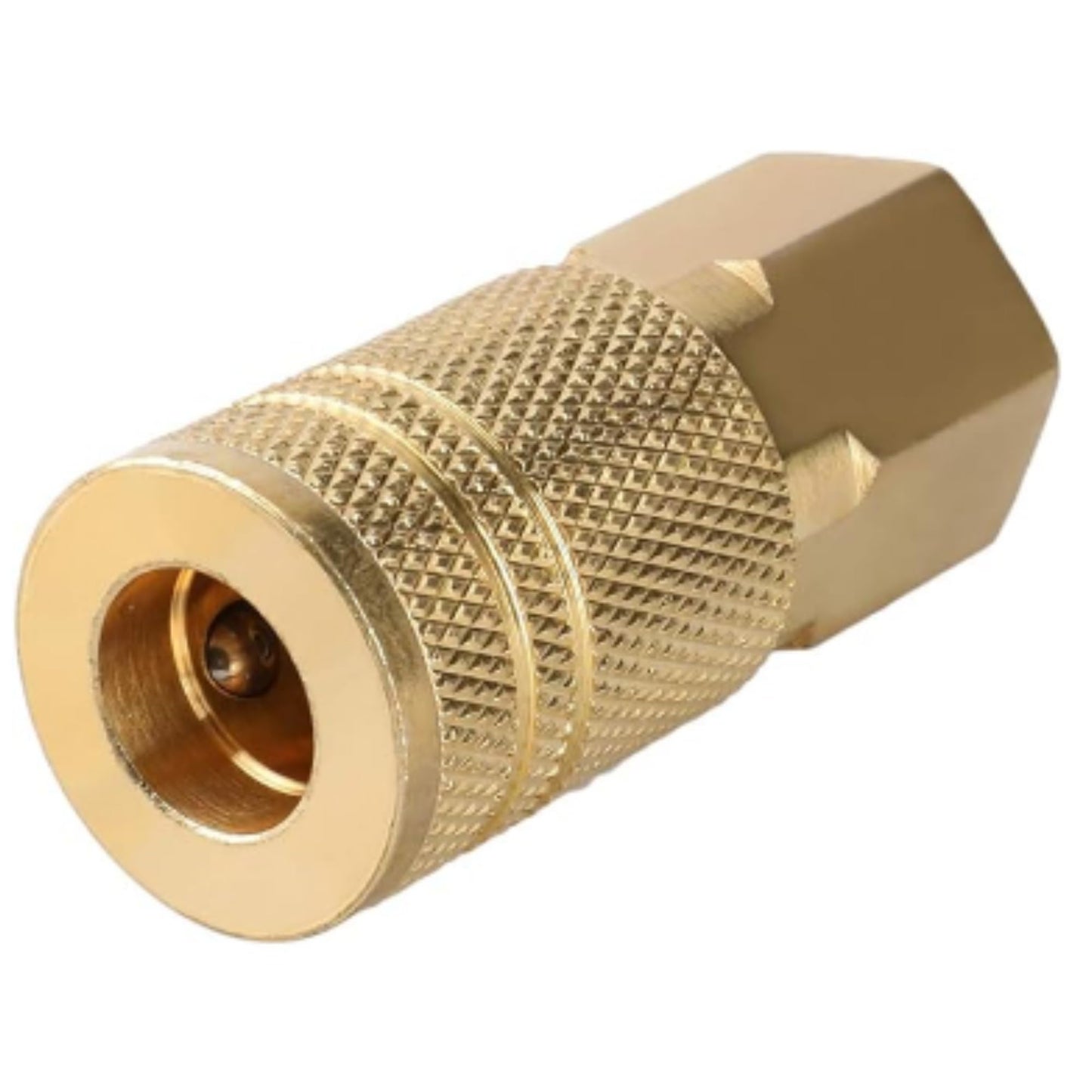 MR. TRUCK PARTS BRASS 1/4" NPT FEMALE INDUSTRIAL COUPLER 1/4'' AIR LINE QUICK CONNECT FITTINGS (5 PACK) QUICK CONNECTOR AIR FITTINGS