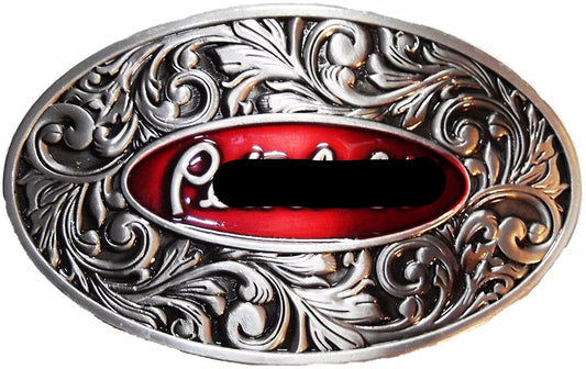 MR. TRUCK PARTS REPLACES PETERBILT TRUCK BELT BUCKLE RED SILVER