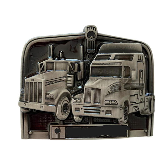 MR. TRUCK PARTS REPLACES KENWORTH BELT BUCKLE 3D TRUCK DESIGN BLACK