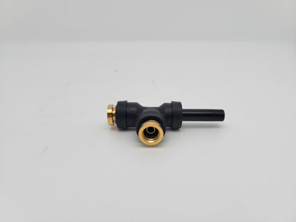 G38-1087-040404 1/4 STEM CONNECTOR - 1/4 TEE J2494 PTC TO J2494 PTC