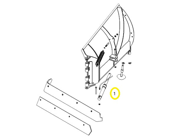 MR. SNOWPLOW REPLACES BOSS HYD09733 HYD19033 SMARTLOCK ANGLE CYLINDER