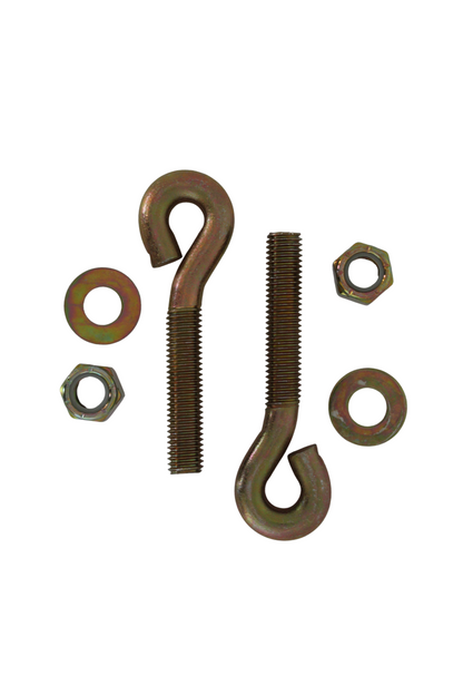 REPLACES (4) BOSS PART MSC05056 EYE BOLT,5/8"-11X4-1/4"(TO CENTER),YELLOW ZINC-