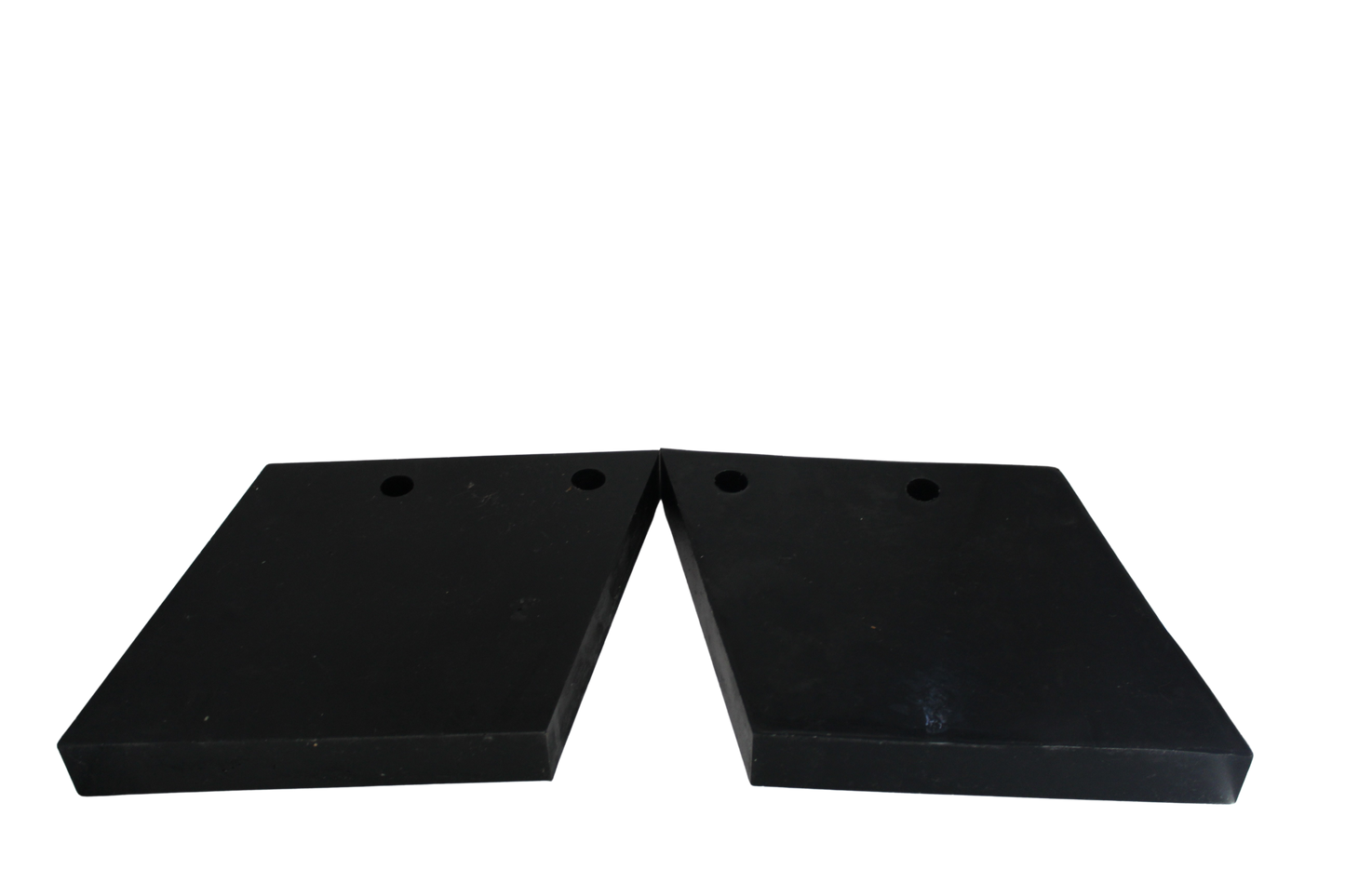QTY. 2 REPLACES WESTERN MVP PLUS 44508  FISHER XTREME V POLY RUBBER CUTTING EDGES WING