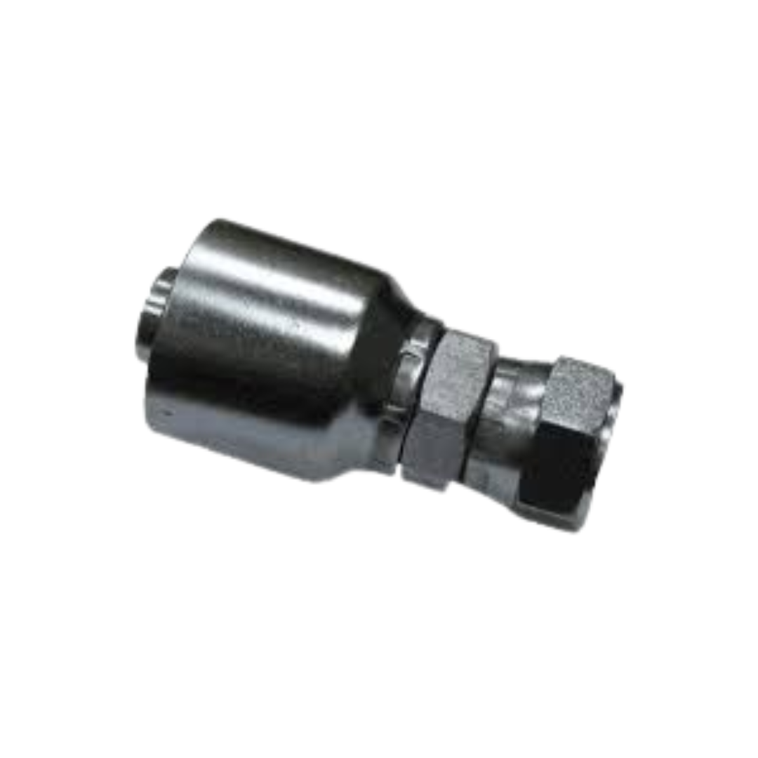 MR. HYDRAULIC 37° FEMALE HYDRAULIC HOSE END SWIVEL CRIMP FITTING