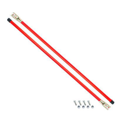 REPLACES SAM 1308115 PLOW PARTS, 3/4 X 48 INCH FLUORESCENT ORANGE BOLT-ON BUMPER MARKER SIGHT RODS WITH HARDWARE
