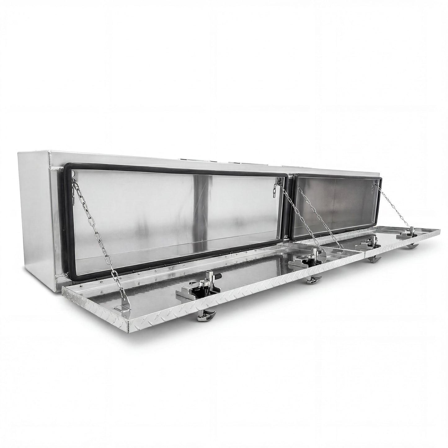 MR. TRUCK PARTS 18"X16"X96" DIAMOND TREAD ALUMINUM TOPSIDER TRUCK BOX REPLACES BUYERS 1701568