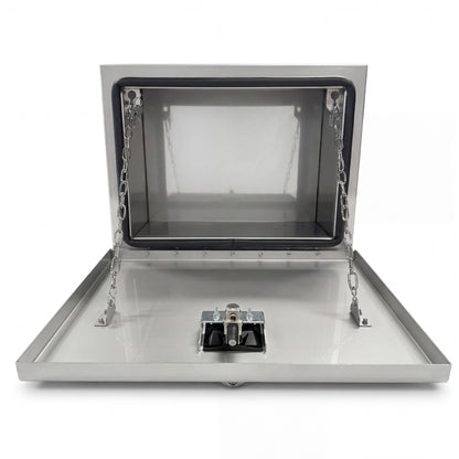 MR. TRUCK PARTS 18"X18"X24" STAINLESS STEEL UNDERBODY TRUCK BOX REPLACES BUYERS 1702650